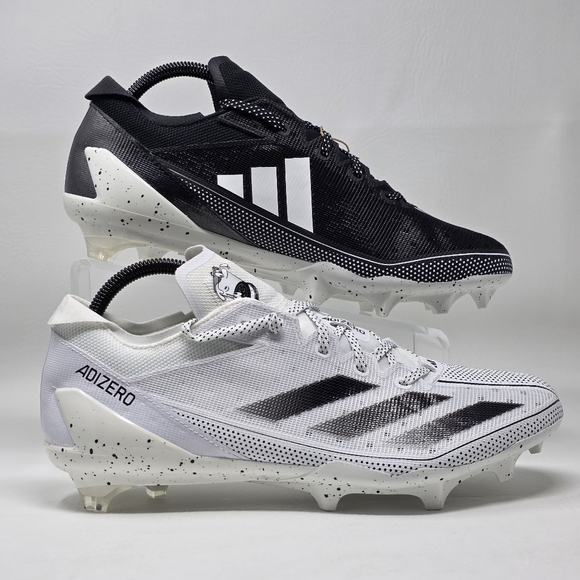 adidas Other - Adidas Adizero Electric Men Size 12 Cleats Snack Attack White Black IE4401 New